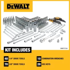 DEWALT DWMT72164 Mechanics Tool Set (156-Piece)