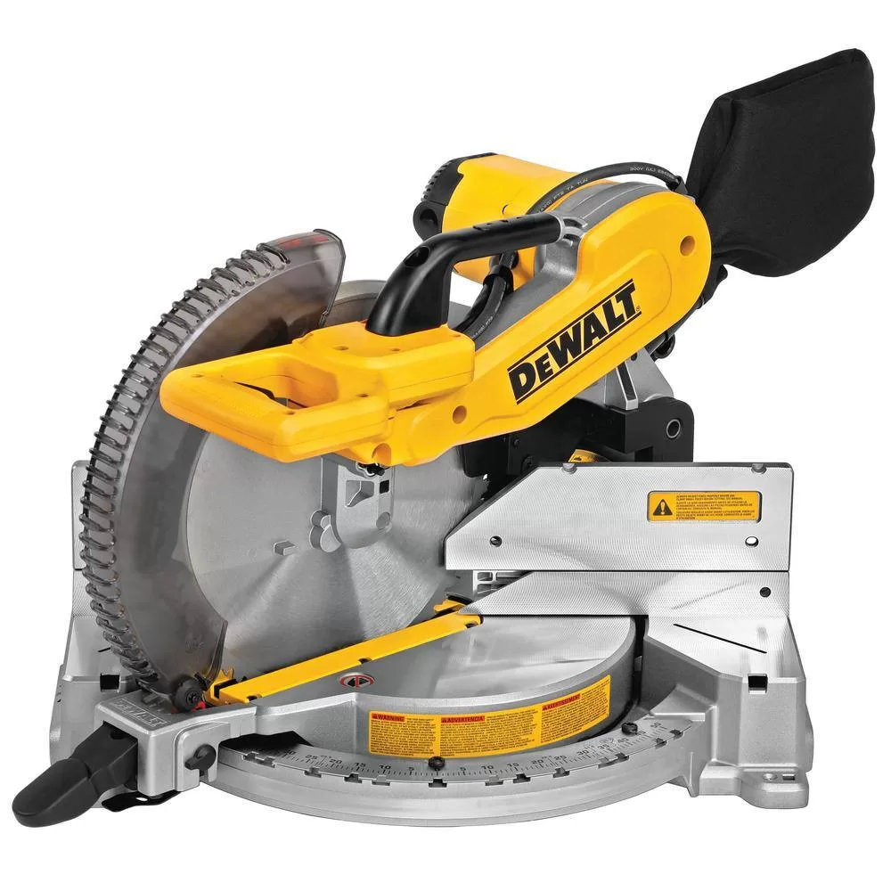 DEWALT DWS716W725B 15 Amp Corded 12 in. Double Bevel Compound Miter Saw and Heavy-Duty Work Stand