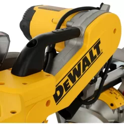 DEWALT DWS779 15 Amp Corded 12 in. Double Bevel Sliding Compound Miter Saw, Blade Wrench and Material Clamp