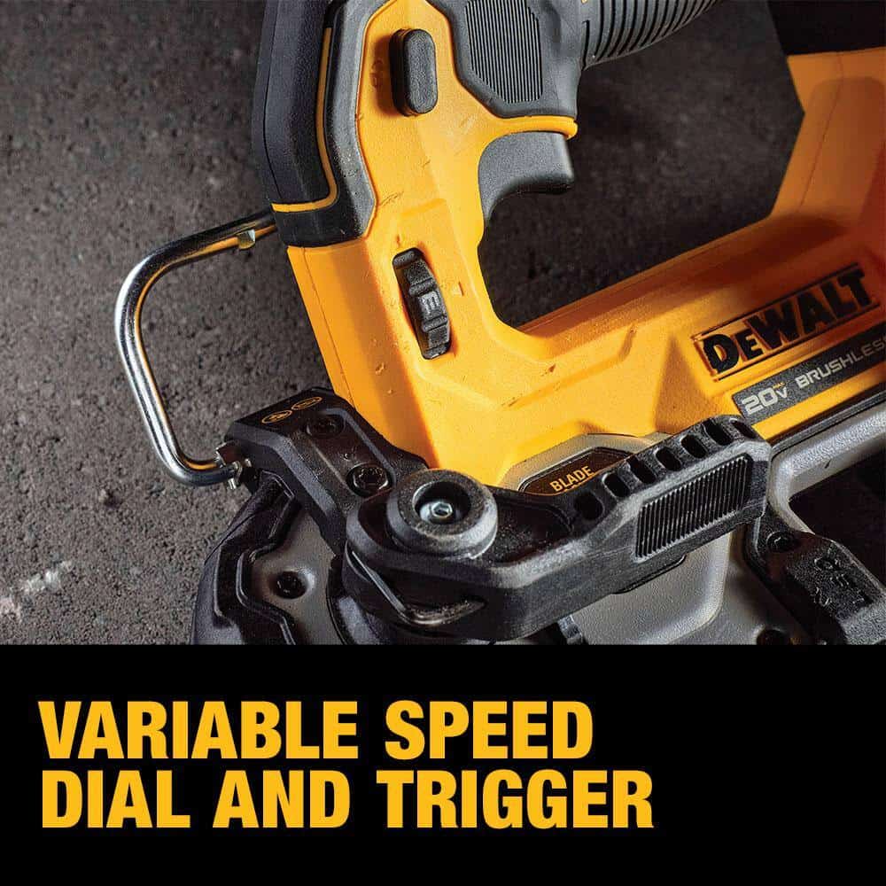 DEWALT DCS377BWDCB205 ATOMIC 20V MAX Cordless Brushless Compact 1-3/4 in. Bandsaw and (1) 20V MAX XR Premium Lithium-Ion 5.0Ah Battery