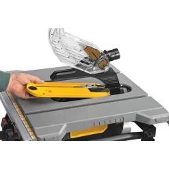 DEWALT 15 Amp Corded 8-1/4 in. Compact Jobsite Table Saw and Compact Table Saw Stand