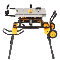DEWALT DWE7491RS 15 Amp Corded 10 in. Job Site Table Saw with Rolling Stand