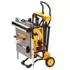 DEWALT DWE7491RS 15 Amp Corded 10 in. Job Site Table Saw with Rolling Stand