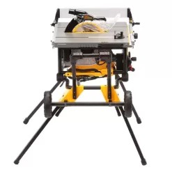 DEWALT DWE7491RS 15 Amp Corded 10 in. Job Site Table Saw with Rolling Stand