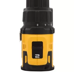 DEWALT ATOMIC 20V MAX Cordless Brushless Compact 1/2 in. Drill/Driver, (2) 20V 1.3Ah Batteries, Charger and Bag
