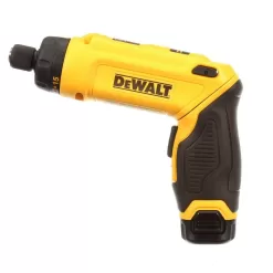 DEWALT DCF680N2 8V MAX Cordless Gyroscopic Screwdriver with Adjustable Handle, (2) 1.0Ah Batteries, Charger, and Bag