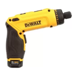 DEWALT DCF680N2 8V MAX Cordless Gyroscopic Screwdriver with Adjustable Handle, (2) 1.0Ah Batteries, Charger, and Bag