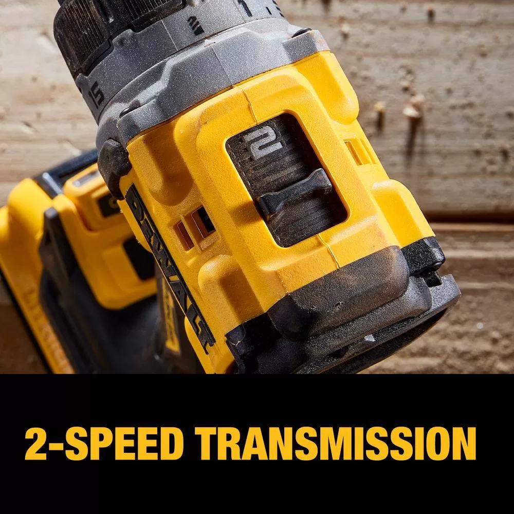 DEWALT DCD800P1 20V MAX XR Lithium-Ion Cordless Compact 1/2 in. Drill/Driver Kit, 20V MAX 5.0Ah Battery, and Charger - Image 2