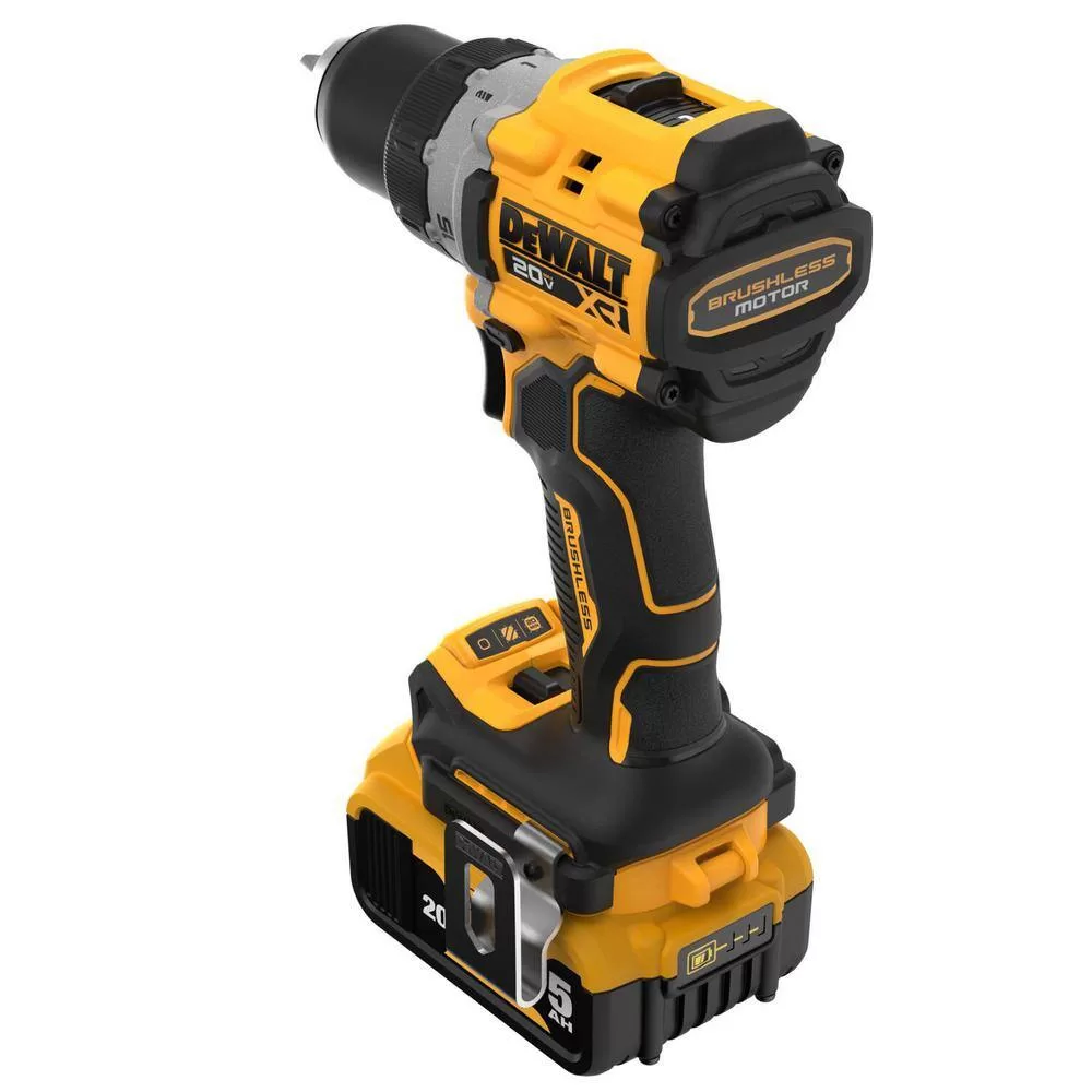 DEWALT DCD800P1 20V MAX XR Lithium-Ion Cordless Compact 1/2 in. Drill/Driver Kit, 20V MAX 5.0Ah Battery, and Charger - Image 11