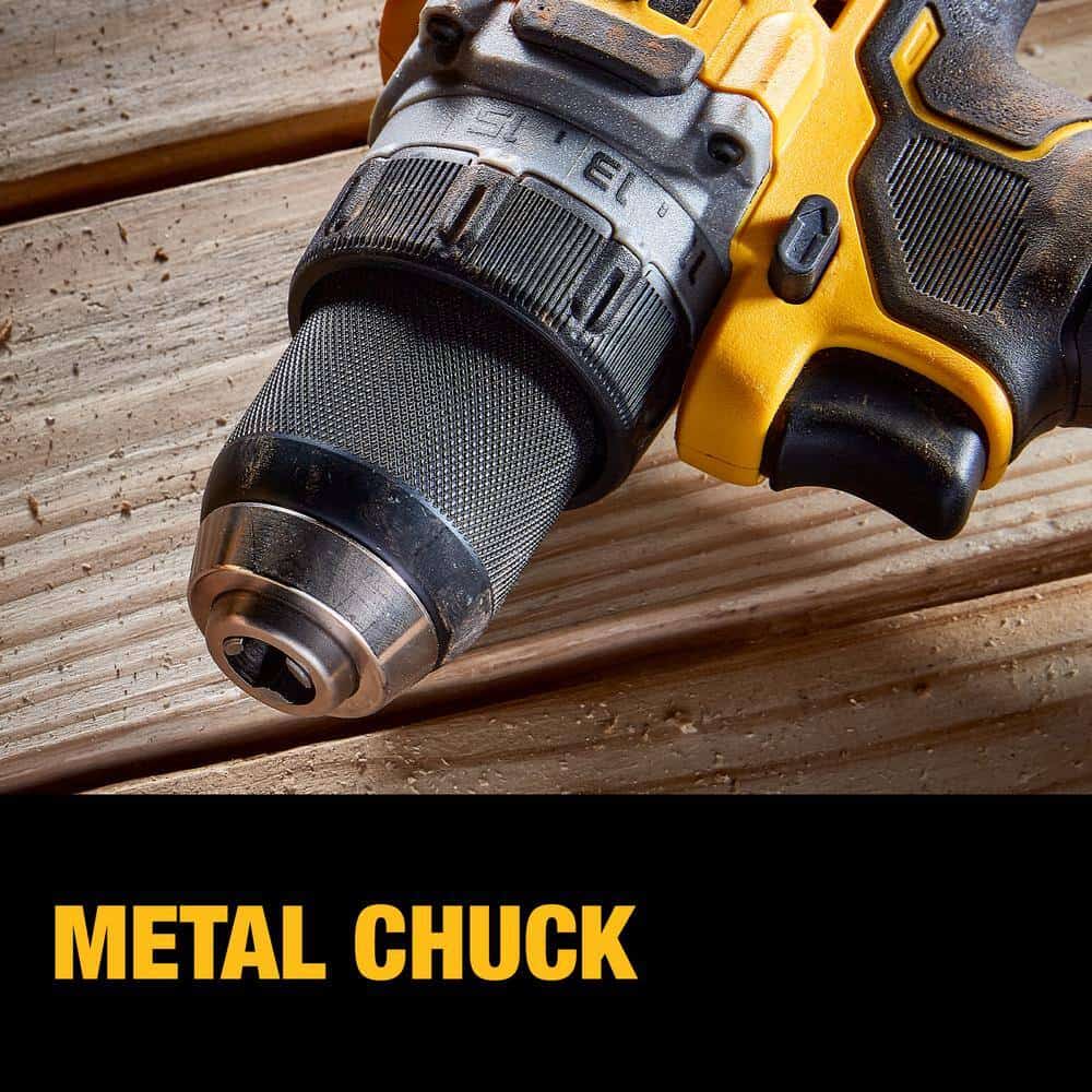 DEWALT DCD800P1 20V MAX XR Lithium-Ion Cordless Compact 1/2 in. Drill/Driver Kit, 20V MAX 5.0Ah Battery, and Charger - Image 5
