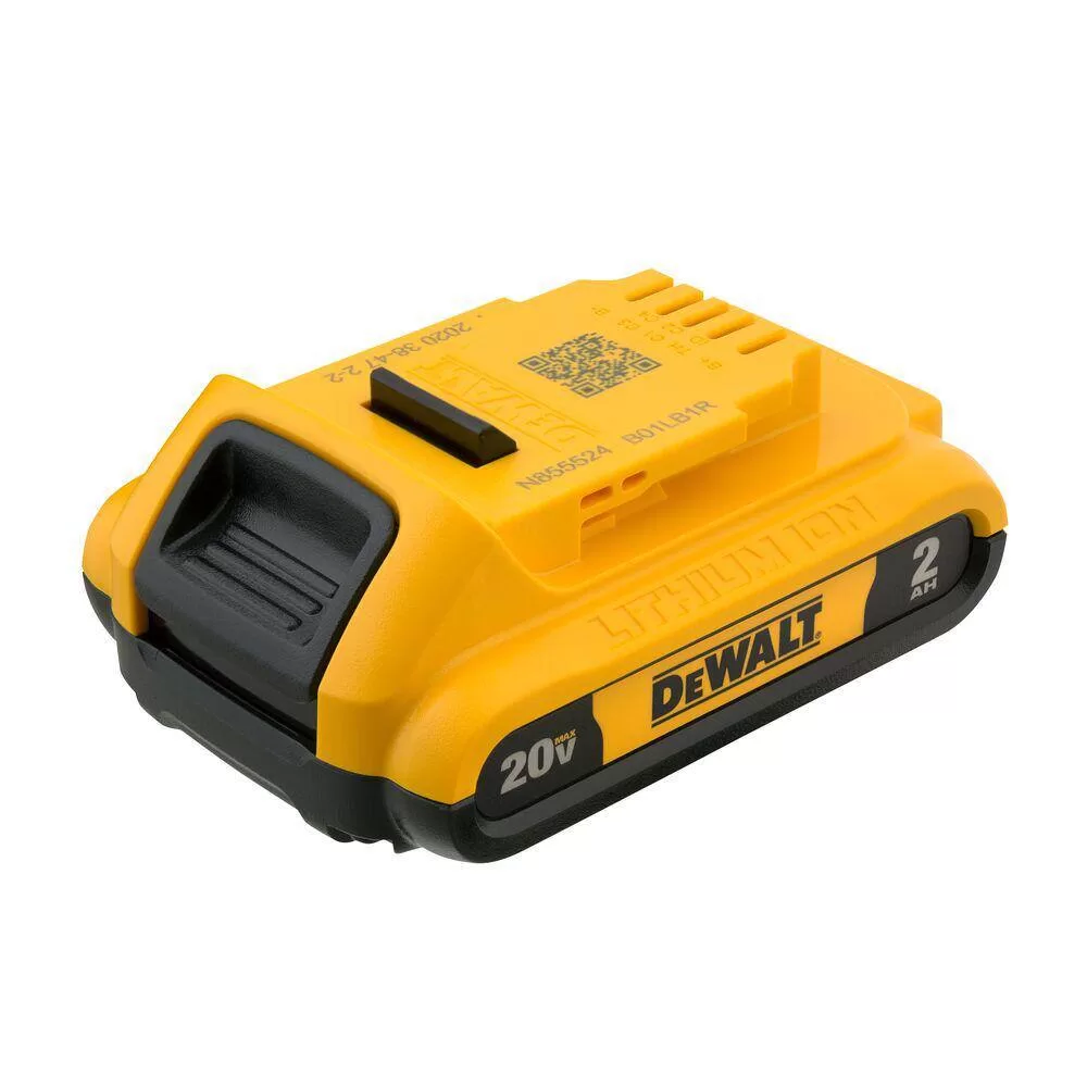 DEWALT DCB203-2 20V MAX Compact Lithium-Ion 2.0Ah Battery Pack (2 Pack)