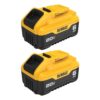 DEWALT DCB206-2 20V MAX XR Premium Lithium-Ion 6.0Ah Battery Pack (2 Pack)