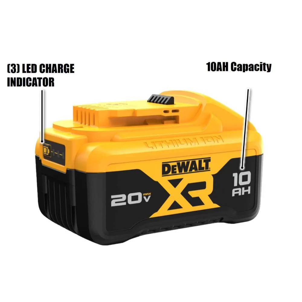 DEWALT 20V 10Ah MAX Lithium-Ion Battery Pack