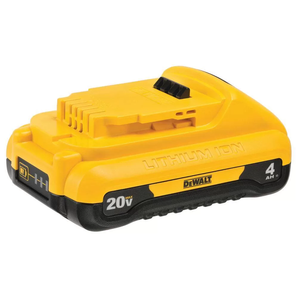 DEWALT DCB240-2 20V MAX Compact Lithium-Ion 4.0Ah Battery Pack (2 Pack)