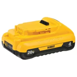 DEWALT DCB240C 20V MAX Compact Lithium-Ion 4.0Ah Battery Pack with 12V to 20V MAX Charger