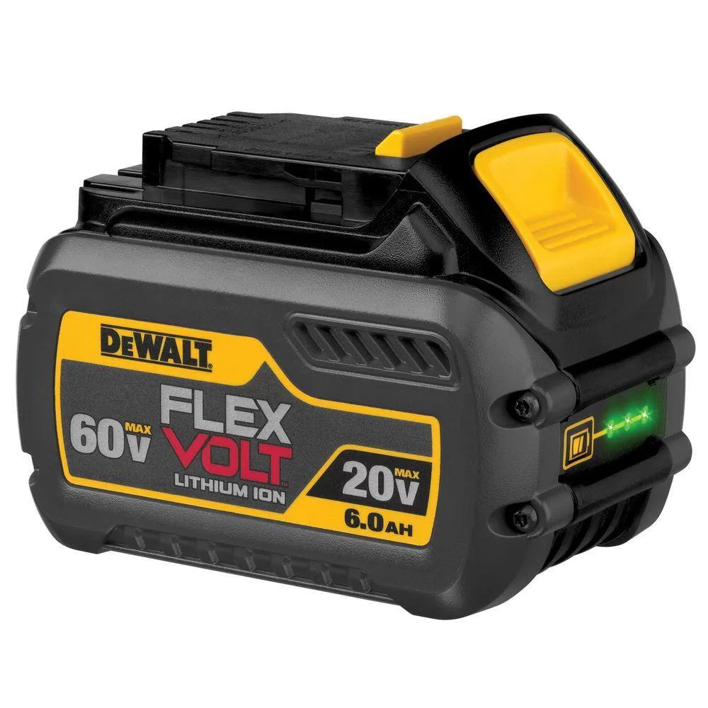 DEWALT DCB606C FLEXVOLT 20V/60V MAX Lithium-Ion 6.0Ah Battery Pack with 6 Amp Output Charger