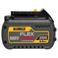 DEWALT DCB606C FLEXVOLT 20V/60V MAX Lithium-Ion 6.0Ah Battery Pack with 6 Amp Output Charger