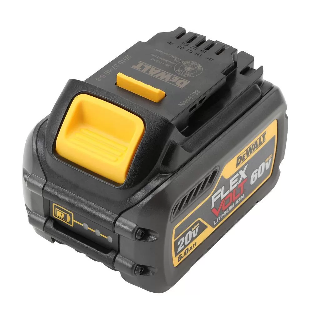DEWALT DCB606C FLEXVOLT 20V/60V MAX Lithium-Ion 6.0Ah Battery Pack with 6 Amp Output Charger