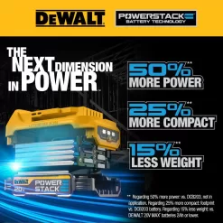 DEWALT DCK254E2 20V MAX Lithium-Ion Brushless Cordless 2 Tool Combo Kit with (2) 1.7Ah Batteries, Charger, and Bag
