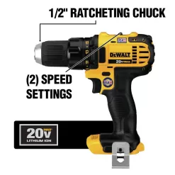 DEWALT DCK521D2 20V MAX Cordless 5 Tool Combo Kit with (2) 20V 2.0Ah Batteries and Charger