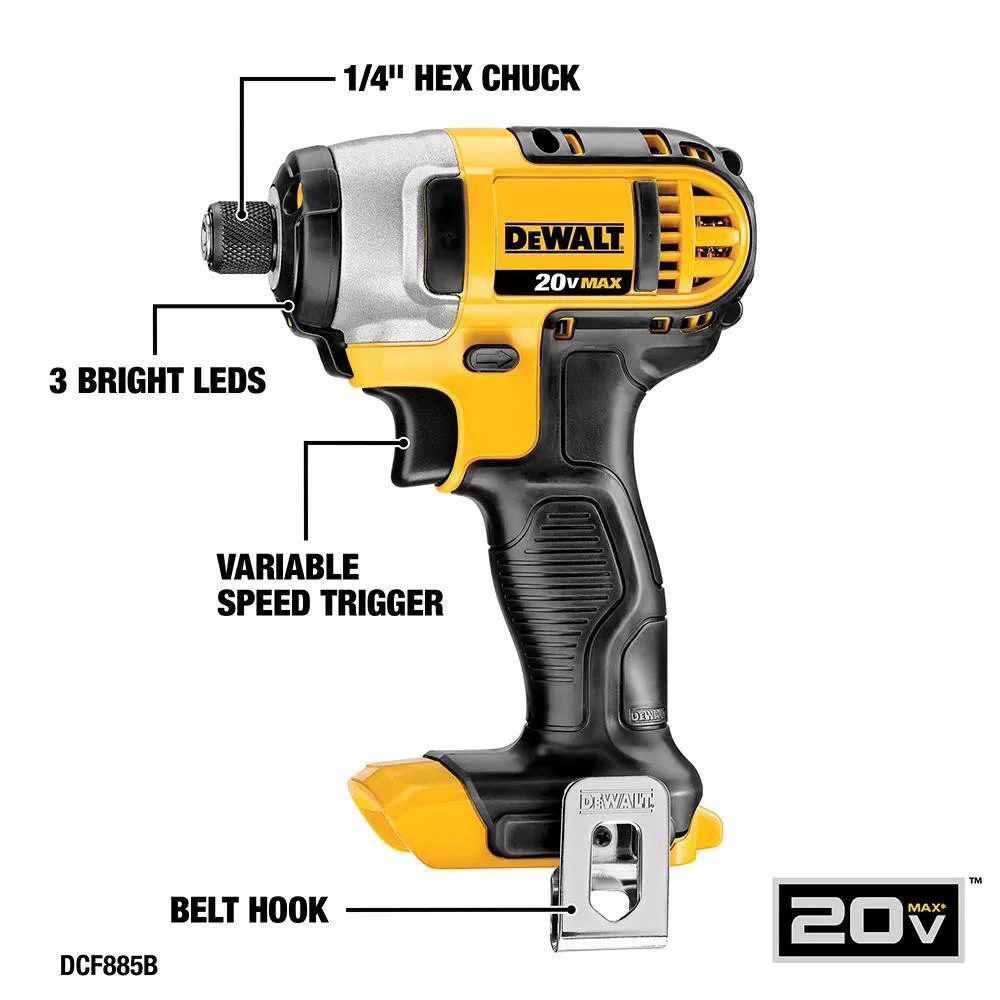 DEWALT DCK661D1M1 20V MAX Cordless 6 Tool Combo Kit with (1) 20V 4.0Ah Battery, (1) 20V 2.0Ah Battery, and Charger