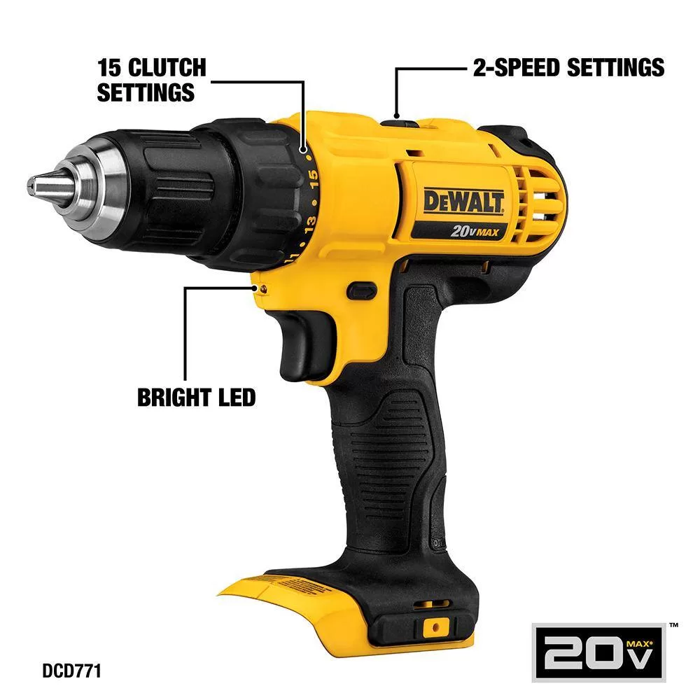 DEWALT DCK661D1M1 20V MAX Cordless 6 Tool Combo Kit with (1) 20V 4.0Ah Battery, (1) 20V 2.0Ah Battery, and Charger