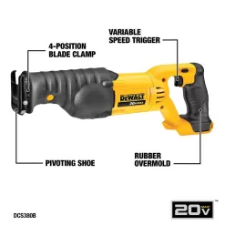 DEWALT DCK661D1M1 20V MAX Cordless 6 Tool Combo Kit with (1) 20V 4.0Ah Battery, (1) 20V 2.0Ah Battery, and Charger