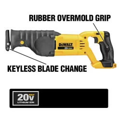 DEWALT DCS380BWDCB204 20V MAX Cordless Reciprocating Saw and (1) 20V MAX XR Premium Lithium-Ion 4.0Ah Battery