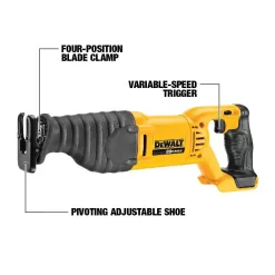 DEWALT DCS380BW230 20V MAX Cordless Reciprocating Saw and (1) 20V MAX Compact Lithium-Ion 3.0Ah Battery