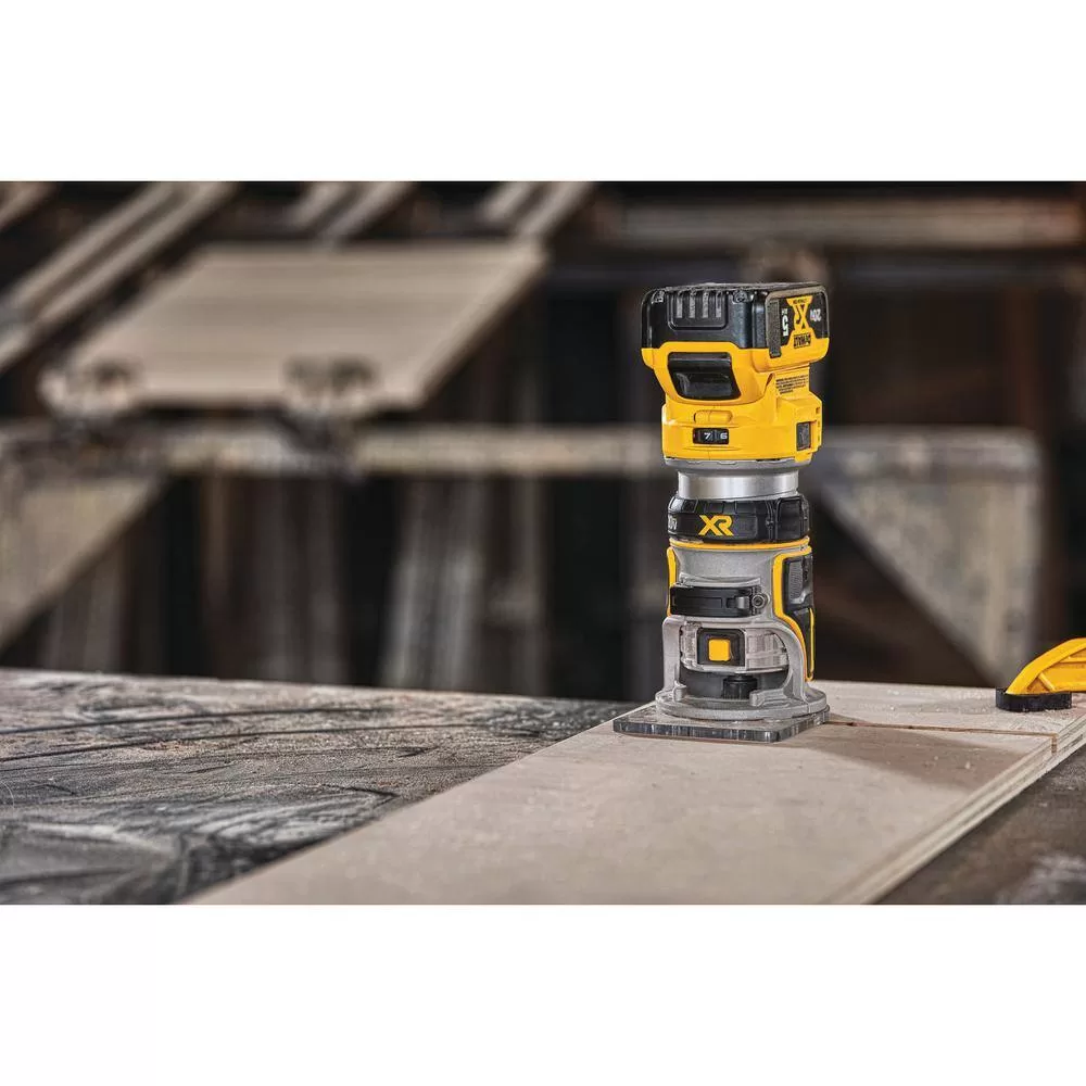 DEWALT DCS382BWDCW600B 20V MAX XR Cordless Brushless Reciprocating Saw and 20V MAX XR Cordless Brushless Compact Router (Tools-Only)