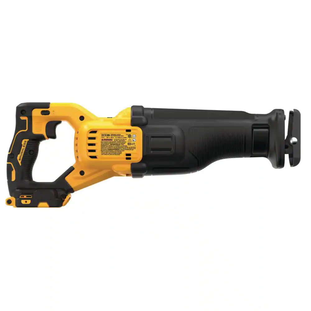 DEWALT DCS386B 20-Volt MAX Lithium Ion Cordless Brushless Reciprocating Saw with FLEXVOLT ADVANTAGE (Tool Only)