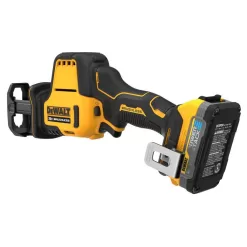 DEWALT DCW600BWCS369E1 Atomic 20-Volt MAX Cordless Brushless Compact Reciprocating Saw & Brushless Compact Router with 1.7 Ah Battery & Charger