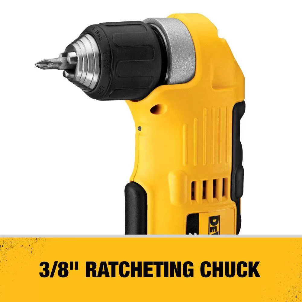DEWALT DCB230CW740B 20V MAX Cordless 3/8 in. Right Angle Drill/Driver and (1) 20V 3.0Ah Battery and Charger