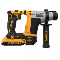 DEWALT DCH172D2 20V Max Lithium-Ion Brushless Cordless 5/8 in. SDS PLUS Rotary Hammer Kit with Two 2.0Ah Batteries and Charger