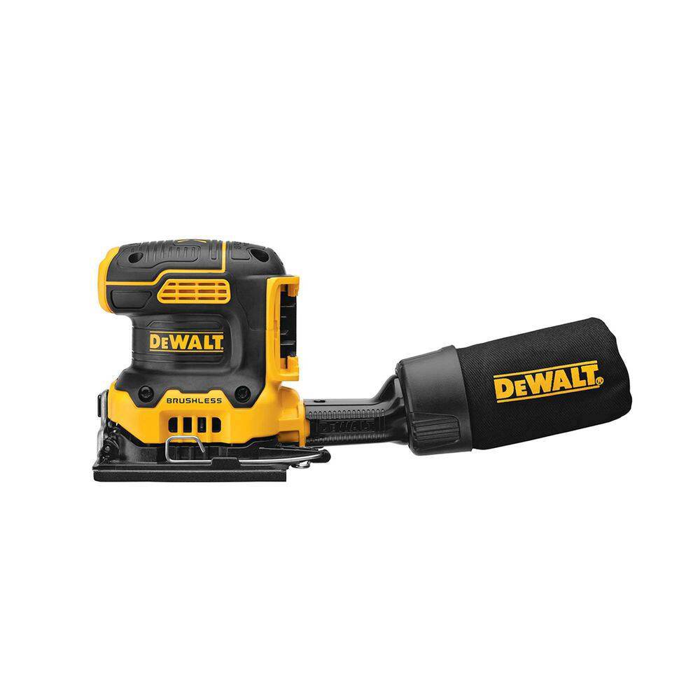 DEWALT DCW200B XR 20 Max 20-Volt Brushless Cordless Variable Speed Sheet Sander with Dust Management