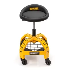 DEWALT DXSTAH025 24 in. H x 16 in. W x 16 in. D Adjustable Shop Stool with Casters