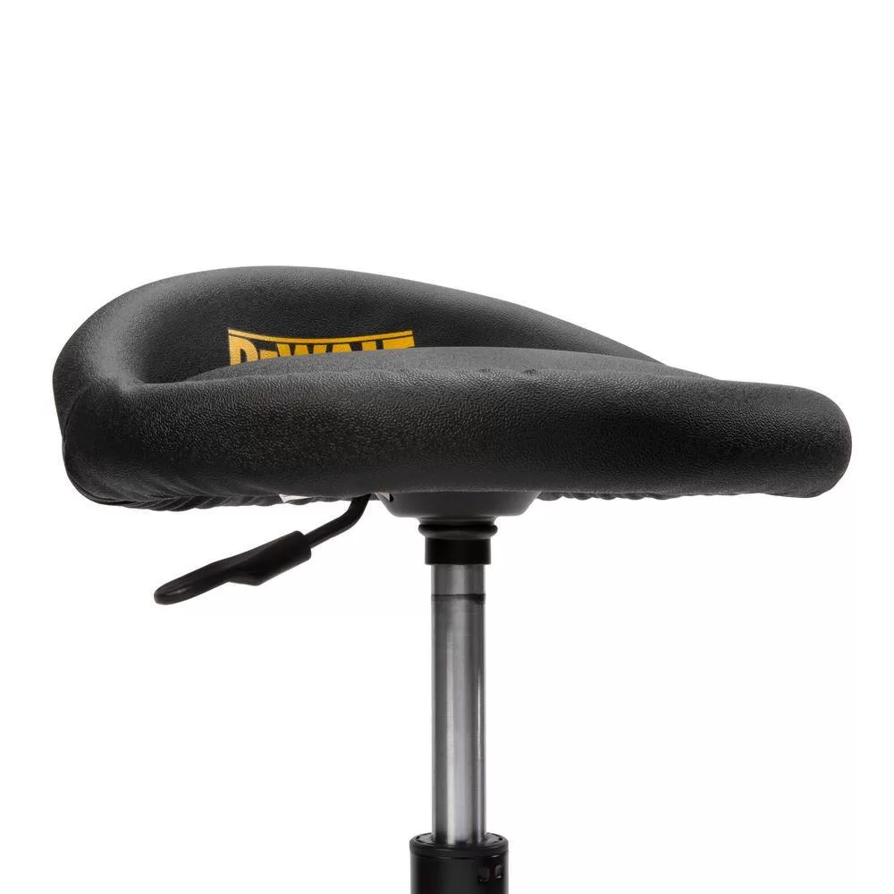 DEWALT DXSTAH025 24 in. H x 16 in. W x 16 in. D Adjustable Shop Stool with Casters