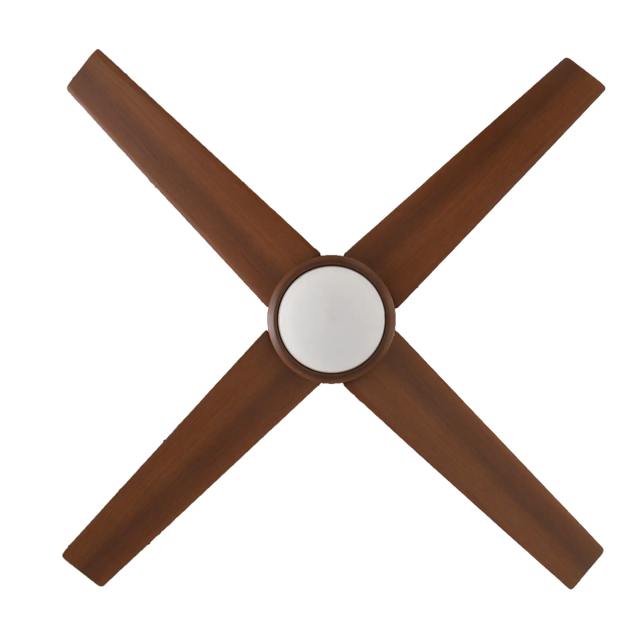 Home Decorators Collection Mercer 52 in. Integrated LED Indoor Distressed Koa Ceiling Fan with Light Kit works with Google Assistant and Alexa