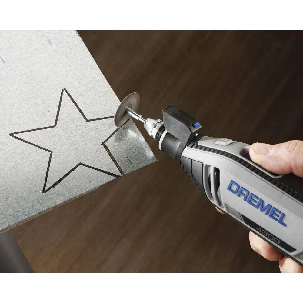 Dremel 71301+43005/40 4300 Series 1.8 Amp Variable Speed Corded Rotary Tool Kit + Rotary Tool Accessory Kit (130-Piece)