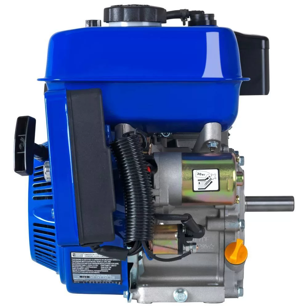 DUROMAX XP7HPE 208cc 3/4 in. Shaft Portable Gas-Powered Recoil/Electric Start Engine