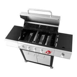 Dyna-Glo DGF481CRP-D 5-Burner Propane Gas Grill in Stainless Steel with TriVantage Multifunctional Cooking System