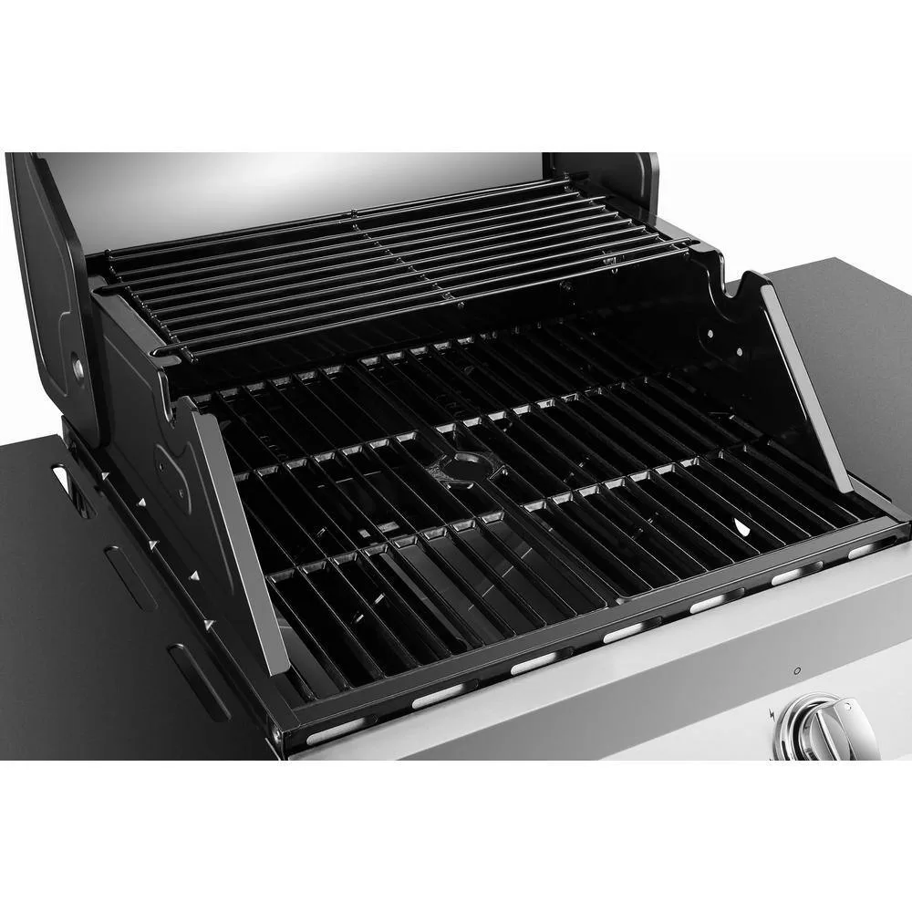 Dyna-Glo DGP321SNP-D Premier 2-Burner Propane Gas Grill in Stainless Steel with Built-In Thermometer