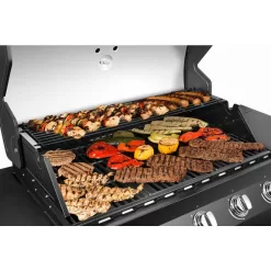 Dyna-Glo DGP483CSP-D Premier 4-Burner Propane Gas Grill in Black