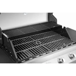 Dyna-Glo DGP483SSP-D Premier 4-Burner Propane Gas Grill in Stainless Steel with Side Burner