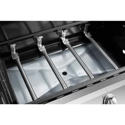 Dyna-Glo DGP483SSP-D Premier 4-Burner Propane Gas Grill in Stainless Steel with Side Burner
