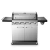 Dyna-Glo DGP552SSP-D Premier 5-Burner Propane Gas Grill in Stainless Steel with Side Burner