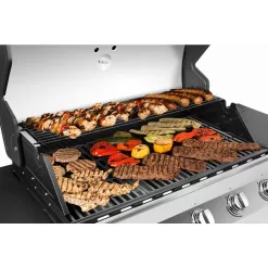 Dyna-Glo DGP552SSP-D Premier 5-Burner Propane Gas Grill in Stainless Steel with Side Burner