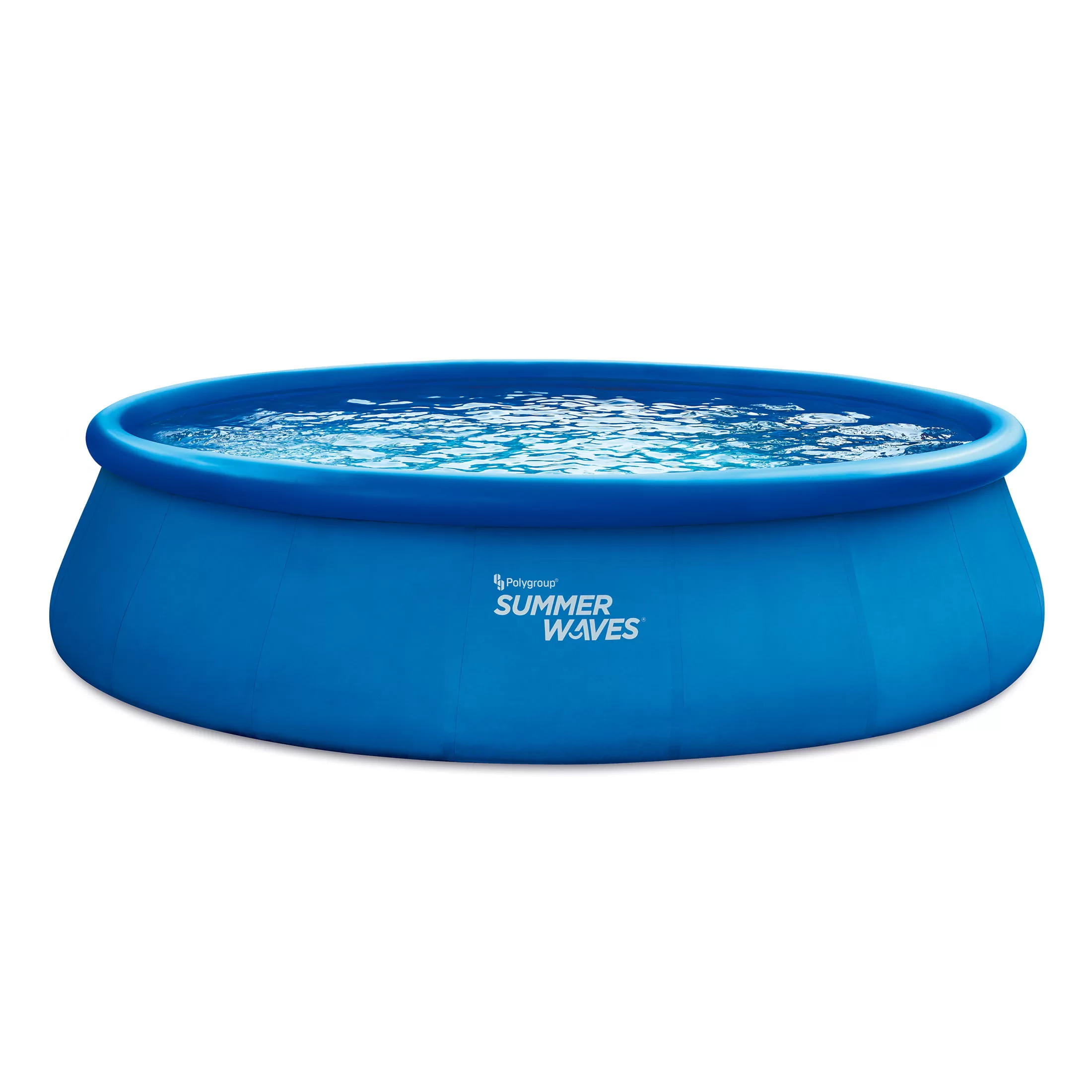 Summer Waves 18 ft Quick Set Above Ground Pool, Round, Blue, Ages 6+, Unisex