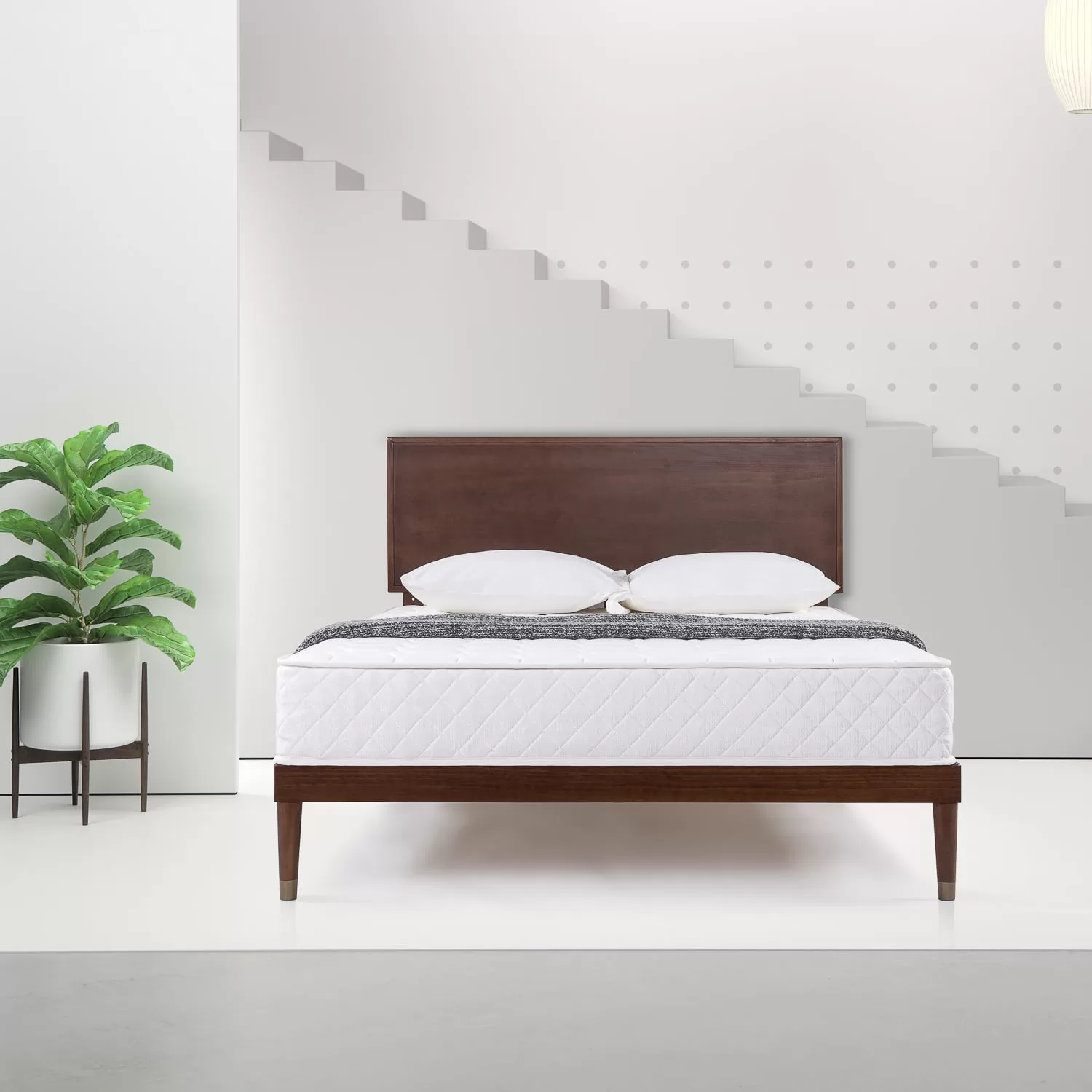 Zinus 8" Quilted Hybrid of Comfort Foam and Pocket Spring Mattress, Queen