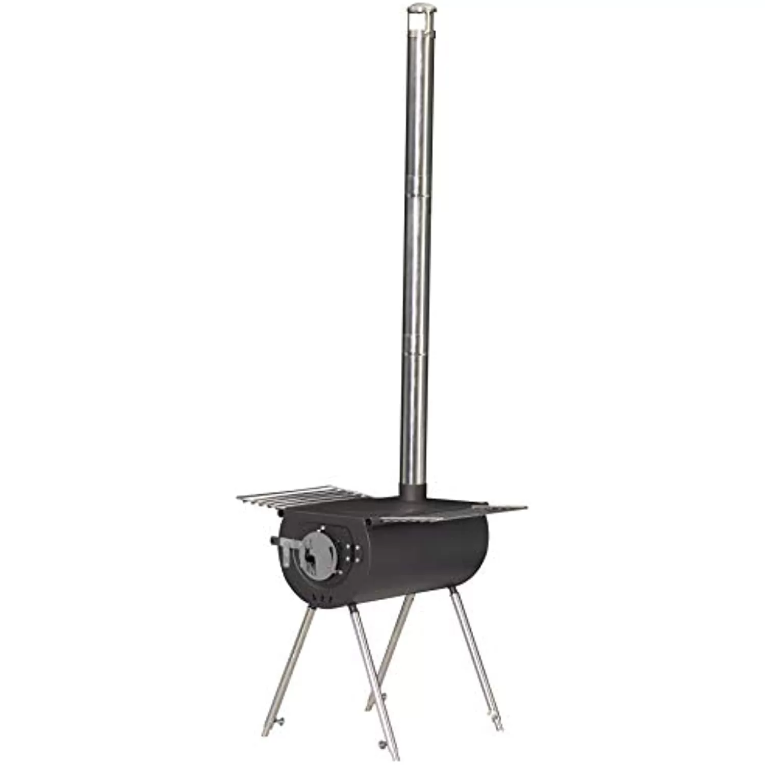 US Stove 248053 14 in. Tent Heater Outfitter Black Steel Camp Backpacker Stove